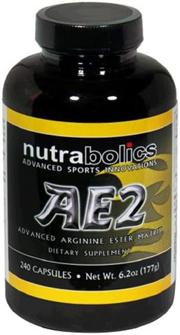 Nutrabolics AE2 Advanced Arginine Ester Matrix, 240 Capsules