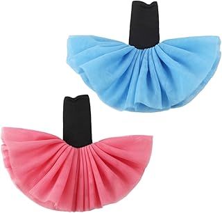 CIYODO 2 Peças Decoração Infantil Decoração Azul Mini Acessórios Vestidos De Mini Boneca Roupas De Boneca De 11 Polegadas Saia De Balé Boneca Pequena Acessório Infantil Roupas De Boneca