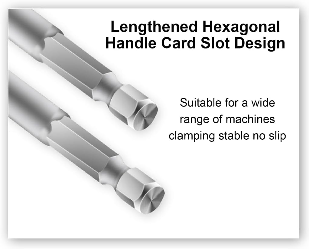 1/4Hex Socket Set 150mm Deepens Nut Driver Drill Bit 5.5-19mm Impact Socket