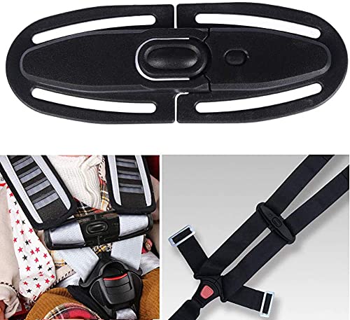 XCHAI Presilha de arnês de peito para cadeirinha de carro de 2 pacotes e presilha de cinto de segura