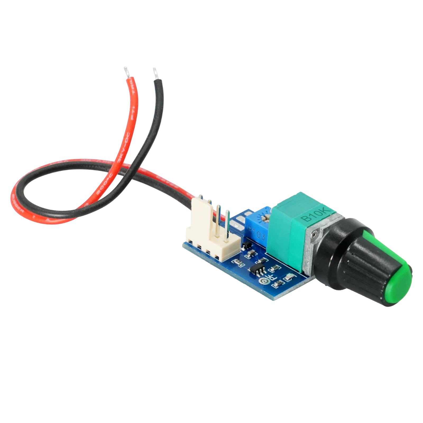 1 PCS PWM Regolatore di velocità della ventola,4Pins 1 canali fan controller PC CPU Manopola di controllo della velocità del regolatore per Il Telaio del PC del Computer（Con precablaggio）