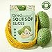 Life Plus Style Gourmet Hashtag Munch Dried Soursop Slices 6 Oz Bag Gluten-Free Non-GMO Healthy Natural Soursop Fruit Snack on the Go Travel Work and Party