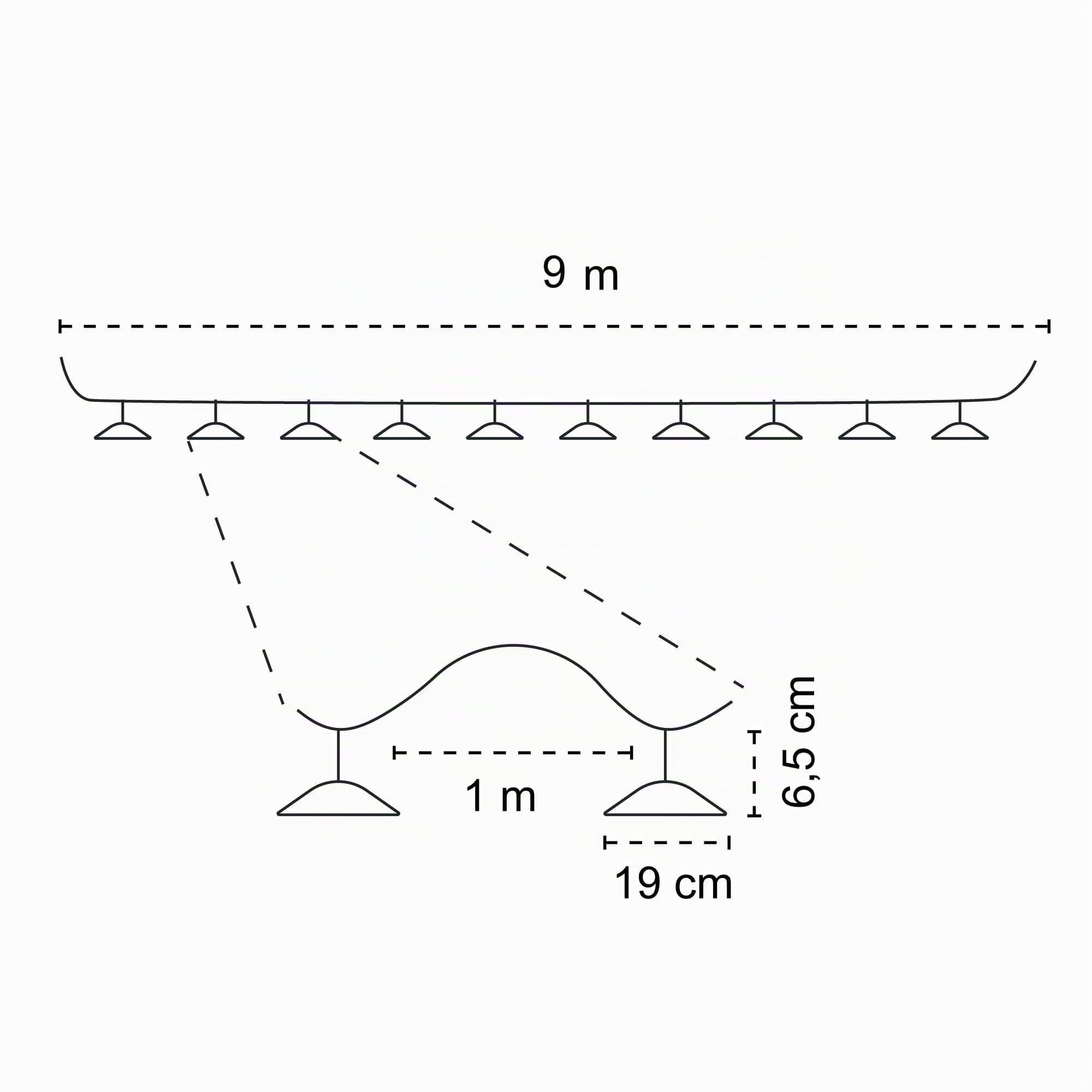 wonderlamp - Guirnalda de 10 luces solar de exterior LED Purna 8W con Pantalla de Ratán y Mando a Distancia, E27
