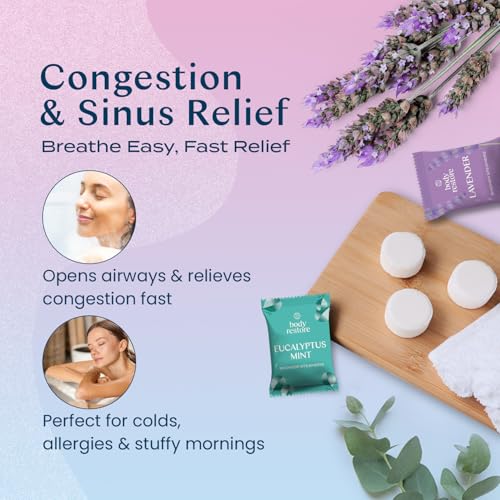 Body Restore Shower Steamers Aromatherapy 6 Pack - Mothers Day Gifts for Mom, Grandma, Birthday Gift for Dad, Daughter, Best Friend, Travel Essentials, Stress Relief, Self Care, Bath Bombs - Bloom - Image 5