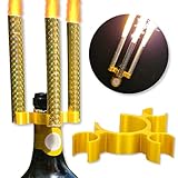 🍾 【Easy to use】Halterung für kerzen Eisfontäne (Kat. F1) ist einfach zu installieren und zu verwenden. Einfach den Halter an der Flasche befestigen und die Kerzen (Kat. F1) auf die Enden des Halters stecken. ACHTUNG: Flasche und Kerzen nicht enthalten.