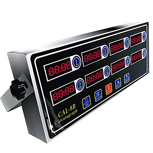 LeTkingok Timer da Cucina Digitale a 8 Canali