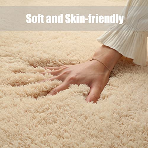 Swsen Tappeto Lungo Shaggy - Tappeti Camera da