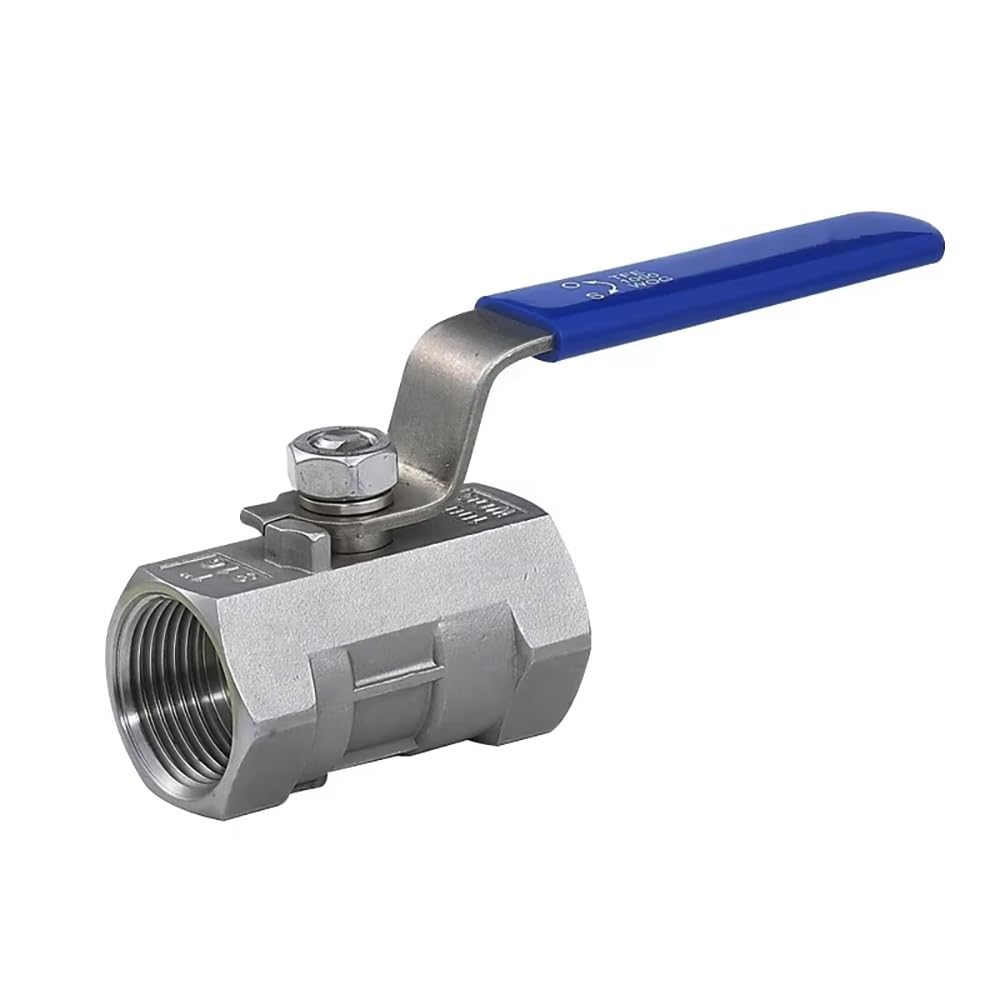 Robinet à tournant sphérique monobloc inox 316L anti-corrosion pour canalisation de gaz