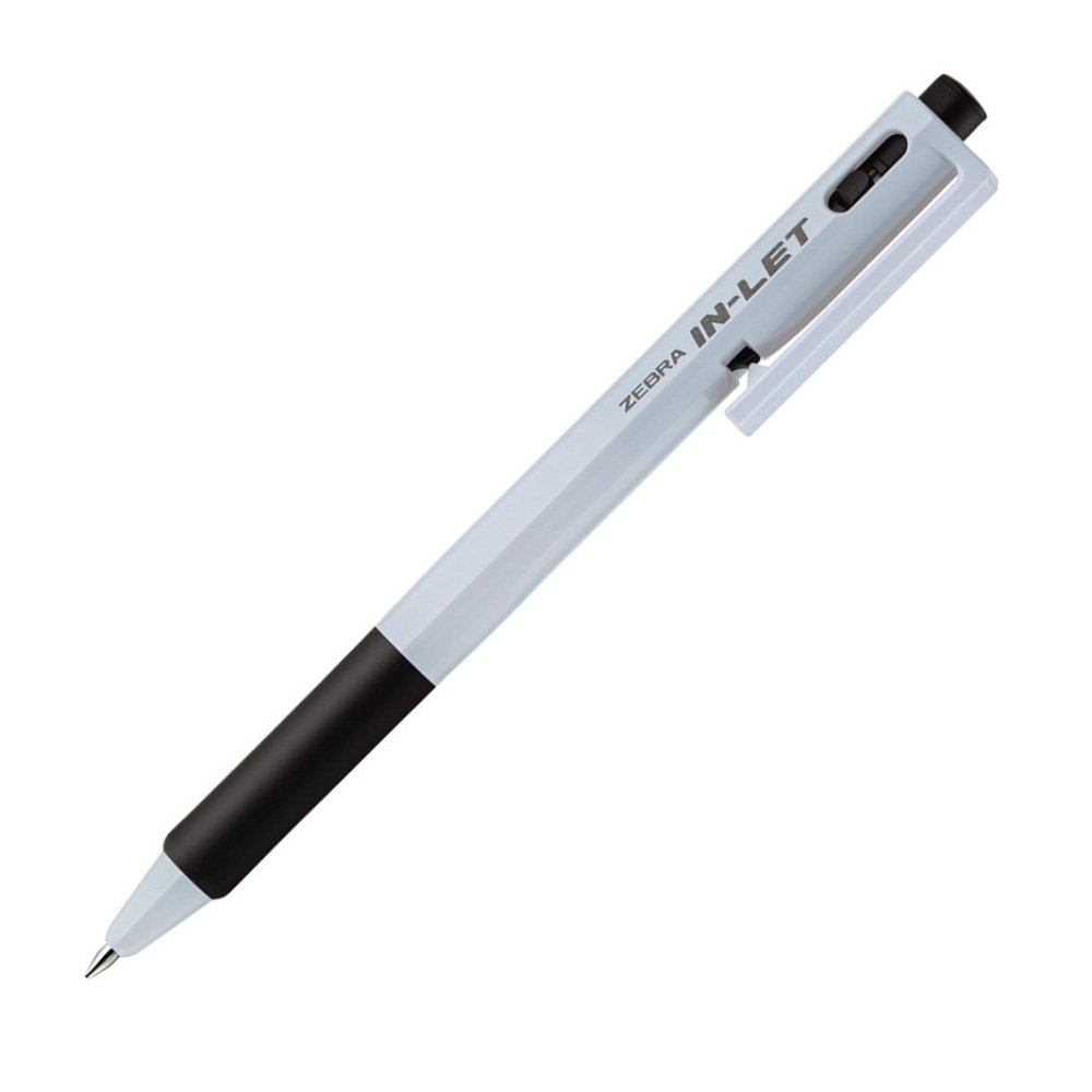 Amazon | ゼブラ 油性ボールペン インレットホワイト 黒 10本 B-BN15
