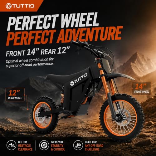 Image of Tuttio Soleil01 Electric Dirt Bike, 40MPH E Dirt Bike for Adults Teens
