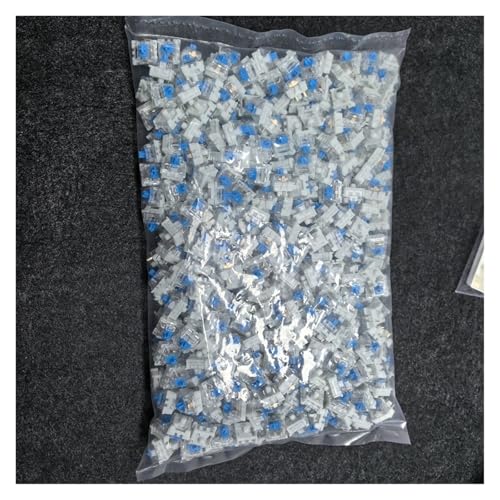 Commutateurs de clavier mécanique bleu 50pcs pour rédiger à la maison