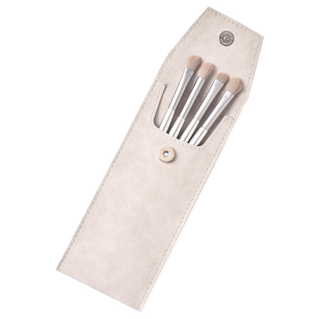 Set di 4 pennelli for ombretto, capelli morbidi, occhi, pennello for tintura, for dettagli, invia, for trucco