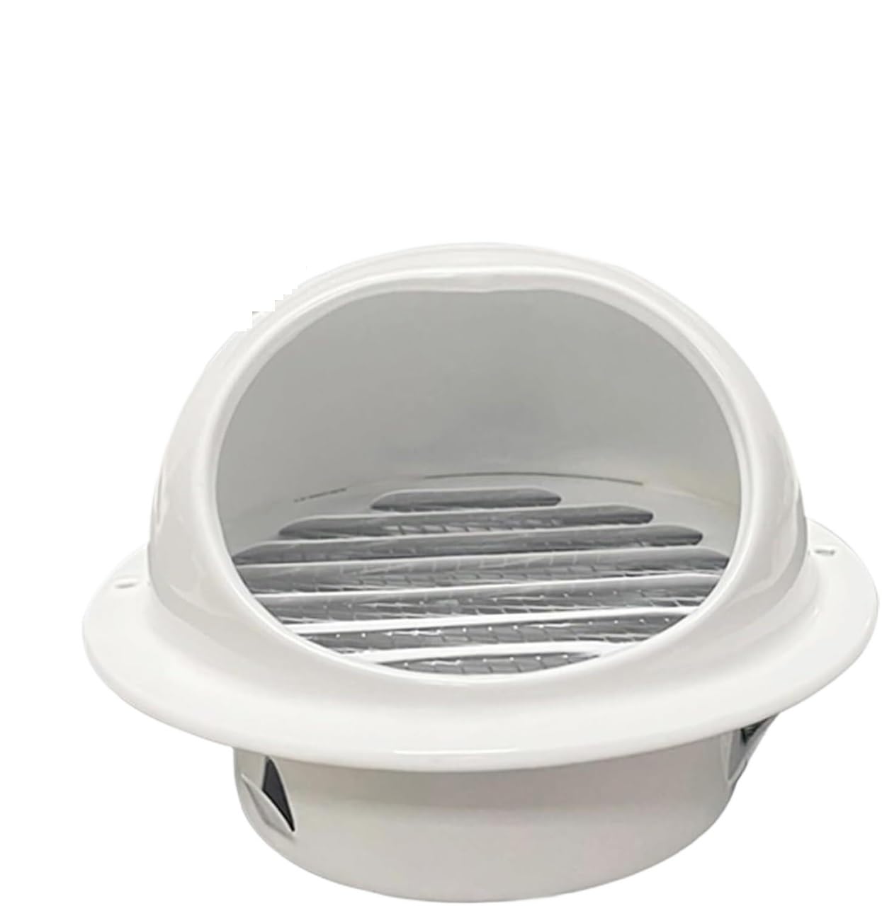 Grilles d'aération rondes réglables en inox pour optimiser le flux d'air mural