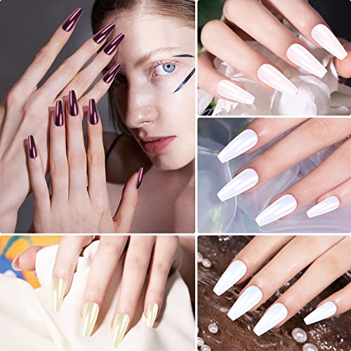 image for Artdone Chrome Nail Powder Metallic Mirror Effect Pigment Chrome Iride