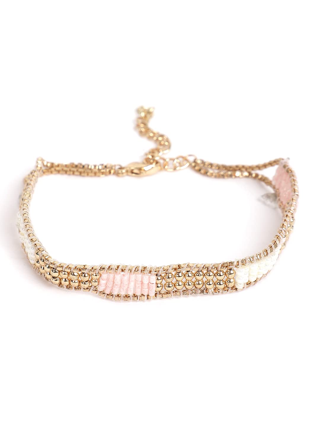 Madamehandmade seed bead charm bracelet