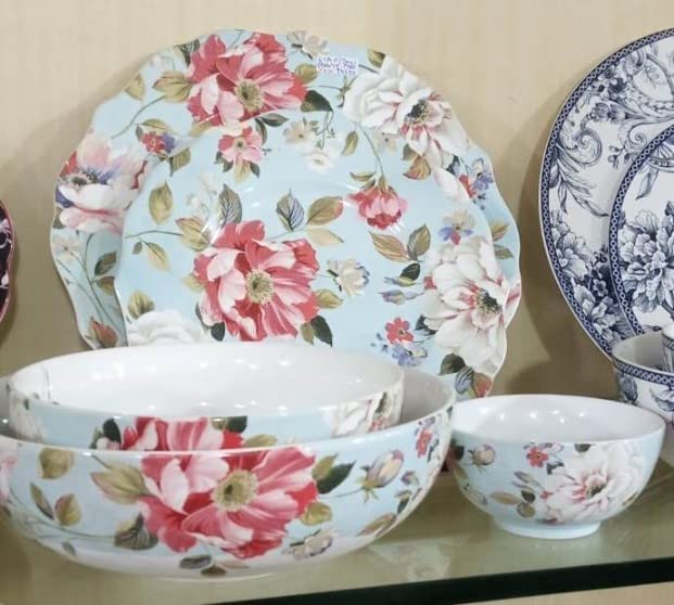 LS LUXURIOUS Oriana -Teal Dinner Set 21PCS 1