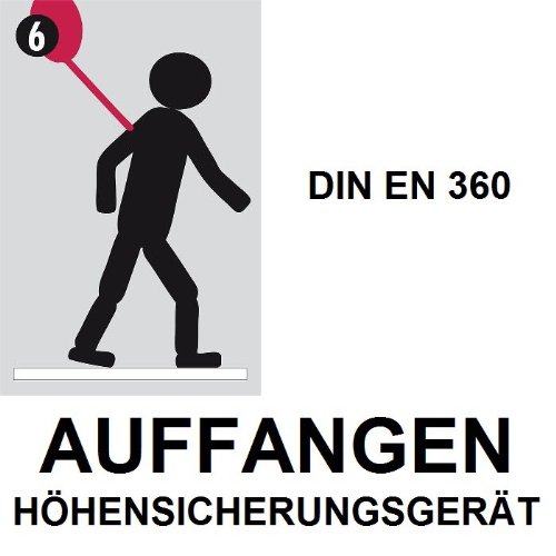 Absturzsicherung MAS 41018 Sicherheitsset 4-teilig mit Auffanggurt