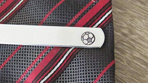 Soccer Tie Clip, Sports Tie Clip, Tie Clips for Men, Soccer Tie Bar, Groomsman Tie Clip, Wedding Tie Clip, Gifts for Boyfriend
