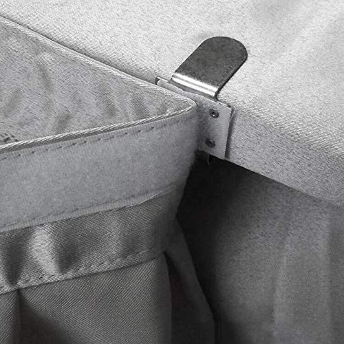 Balsa Circle 12 pcs 2-Inch Metal Table Skirt Clips with for Wedding Party Events Decorations Kitchen Dining