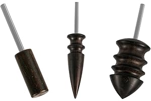 3pcs Leather Edge Slicker Burnishing Kit for Leather Craft