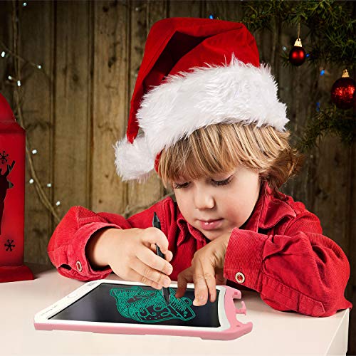 8.5 Inch Writing&Drawing Tablet Doodle Board Toys for Kids, VNVDFLM Birthday Gift for 4-5 Years Old Kids & Adults LCD Writing Tablet with Stylus Smart Paper for Drawing Writer (DS-Pink-White) - Thumbnail 7