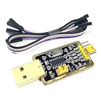 UART-TTL USB Adapter mit CH340G Konverter für 3.3V und 5V mit Jumperkabel kompatibel mit Arduino