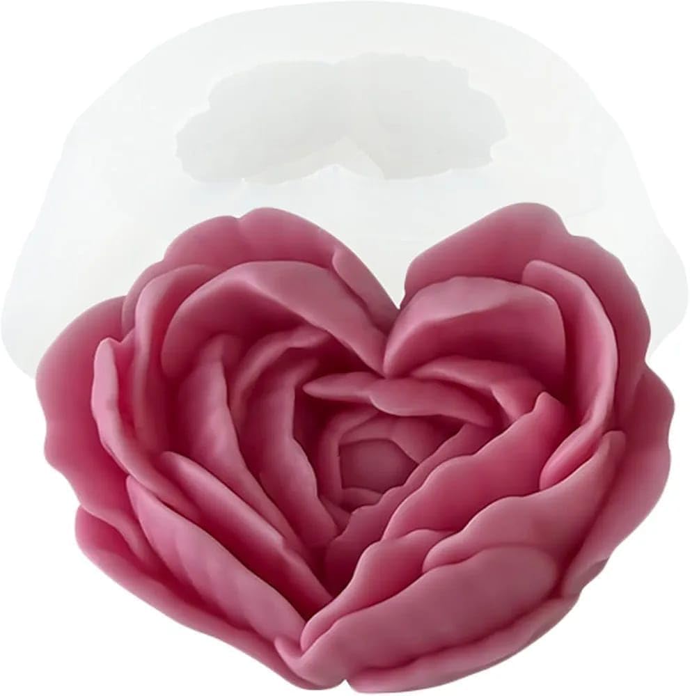 UKIYO international® - Rose Heart Candle Mould Flower Silicone Mold Resin Casting Moulds Soap Chocolate Clay Art Molds-image-15