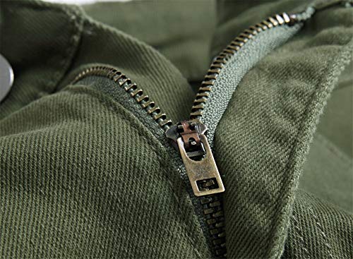 Andongnywell Men's Ripped Stretch Slim Fit Destroyed Tapered Leg Jeans Skinny Distressed Denim Pants3