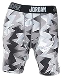 Nike Jordan Boy's Compression Shorts Polyester Grey (Small)