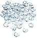 SiDeSo® Dekosteine Herzdiamanten Herzen 100 Stück viele Farben Acryl Tischdeko Streudeko Hochzeit (klar)