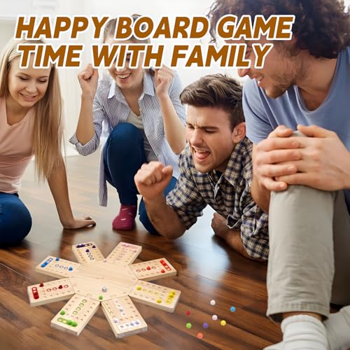 Juego de mesa de madera para 2 a 8 jugadores miniatura 7