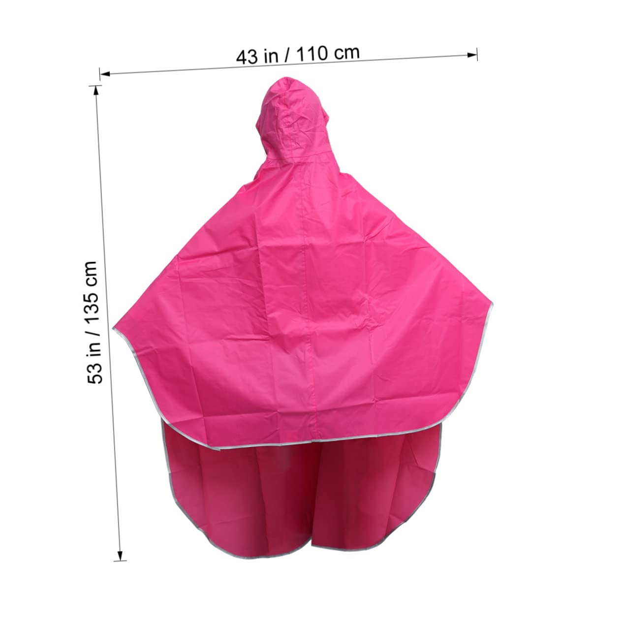 Poncho Antipioggia Unisex Cappuccio Mantello Compatto Per Biciclette e Scooter Elettrici Copertura Antivento Leggera Per Spostamenti Urbani