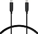 Amazon Basics Fast Charging 60W USB-C3.1 Gen1 to USB-C Cable - 3-Foot Black