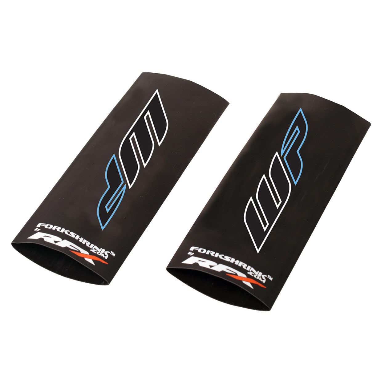 RFX Forkshrink Upper Fork Guard w/2016 WP logo (White/Blue) 125cc-525cc
