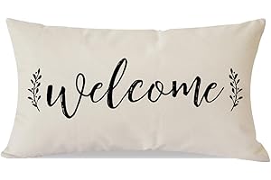 Welcome Pillow: Decorate Your Home with a Touch of Farmhouse Charm