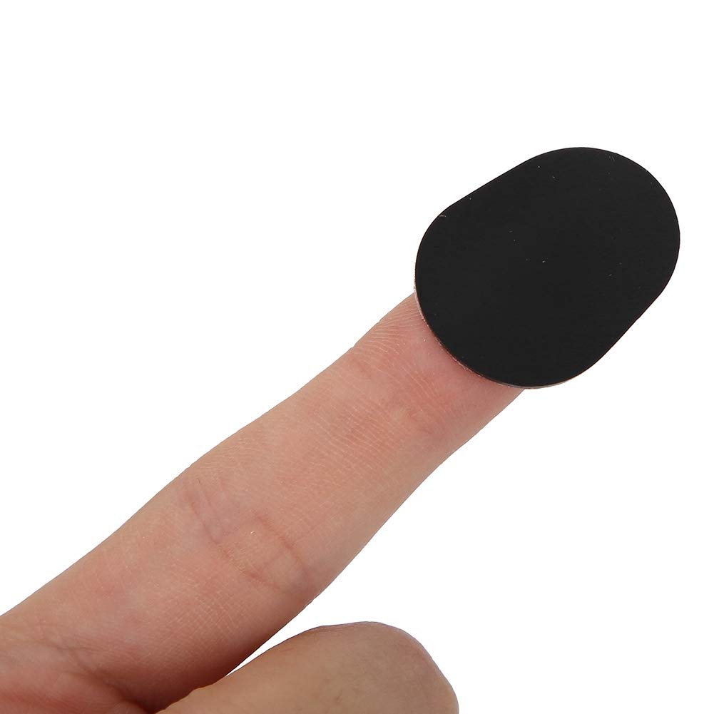 8 szt. poduszka do ustnika, 0,8 mm / 0,3 mm / 0,5 mm gumowa saksofon klarnet ustnik naszywki poduszki (czarne) (0,8 mm)