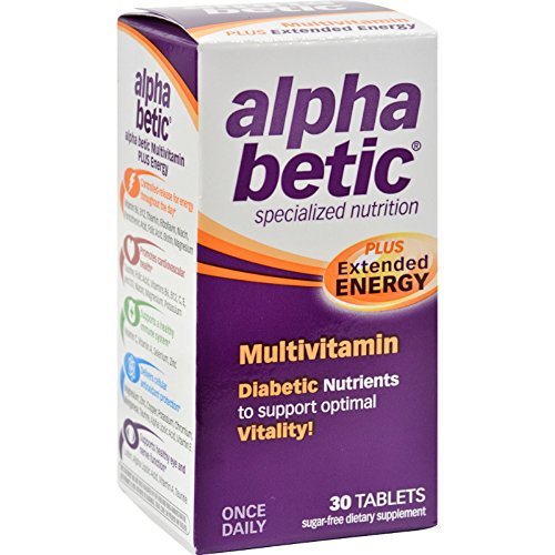 Abkit, Alpha Betic for Diabetic Health, Advanced Multi-Vitamin, 30 Caplets (Pack of 16)