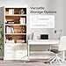 Tribesigns 5-Shelf Bookcase with File Cabinet Drawer, 72