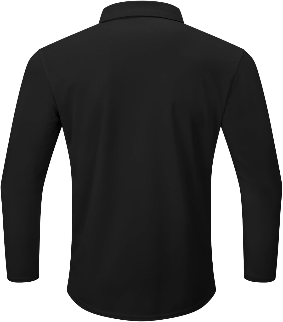 Men Polo Shirts Long Sleeve Moisture Wicking Dry Fit Performance Tactical Shirt Collared Casual Golf Tennis Shirt - Image 4