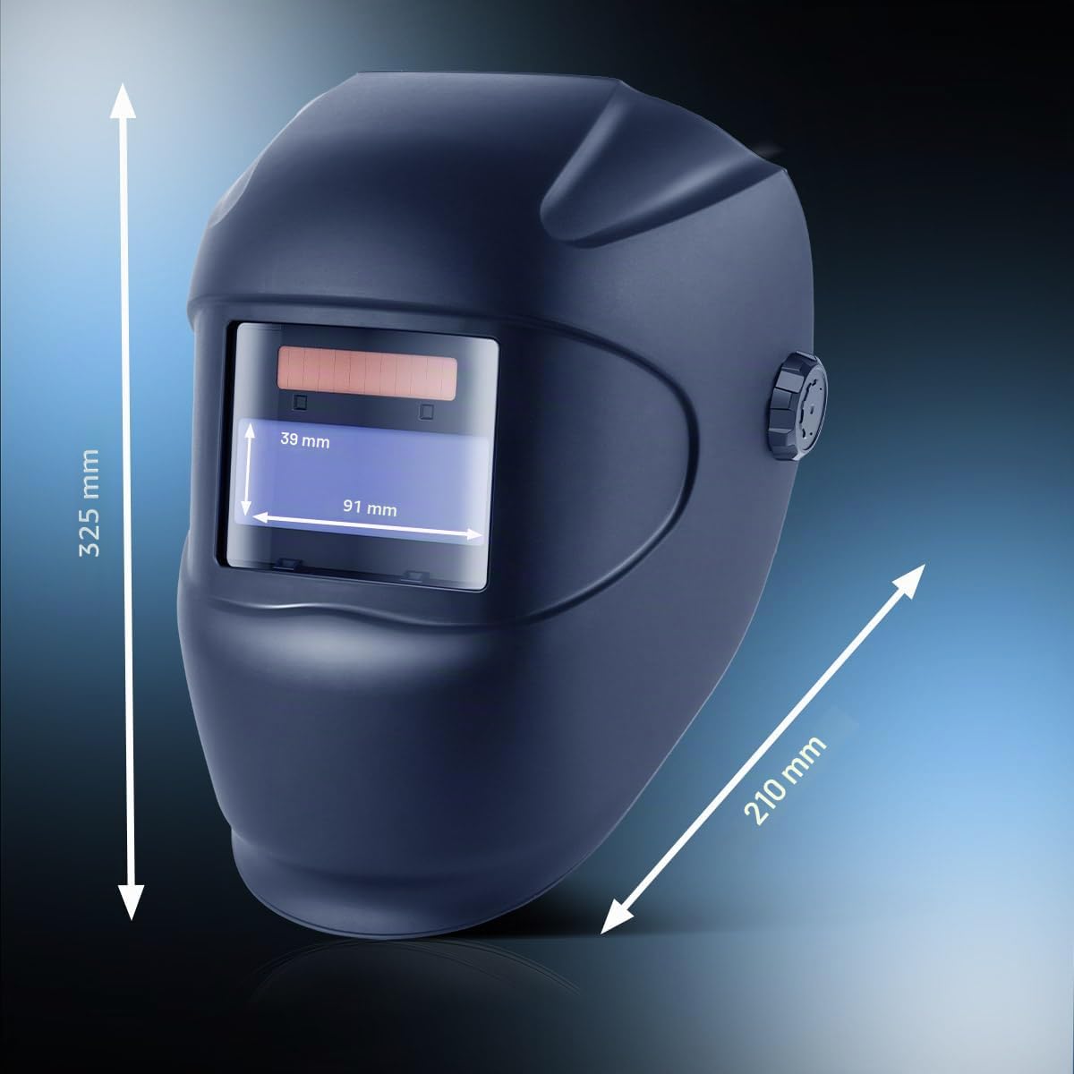 STAHLWERK Casque de soudage Automatique Rookie – Masque de Soudeur Robuste, écran de soudage, Masque avec Filtre à obscurcissement Automatique de DIN 3 à DIN 11, Classe Optique 1/1/1/2
