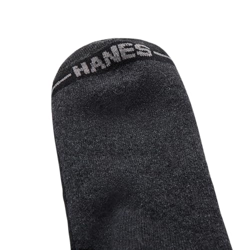 Image of Hanes mens Max Cushioned Crew Socks, Moisture-wicking With Odor Control, Multi-packCrew Sock