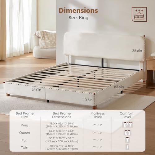 Luxury Canopy Bed Frame King Size