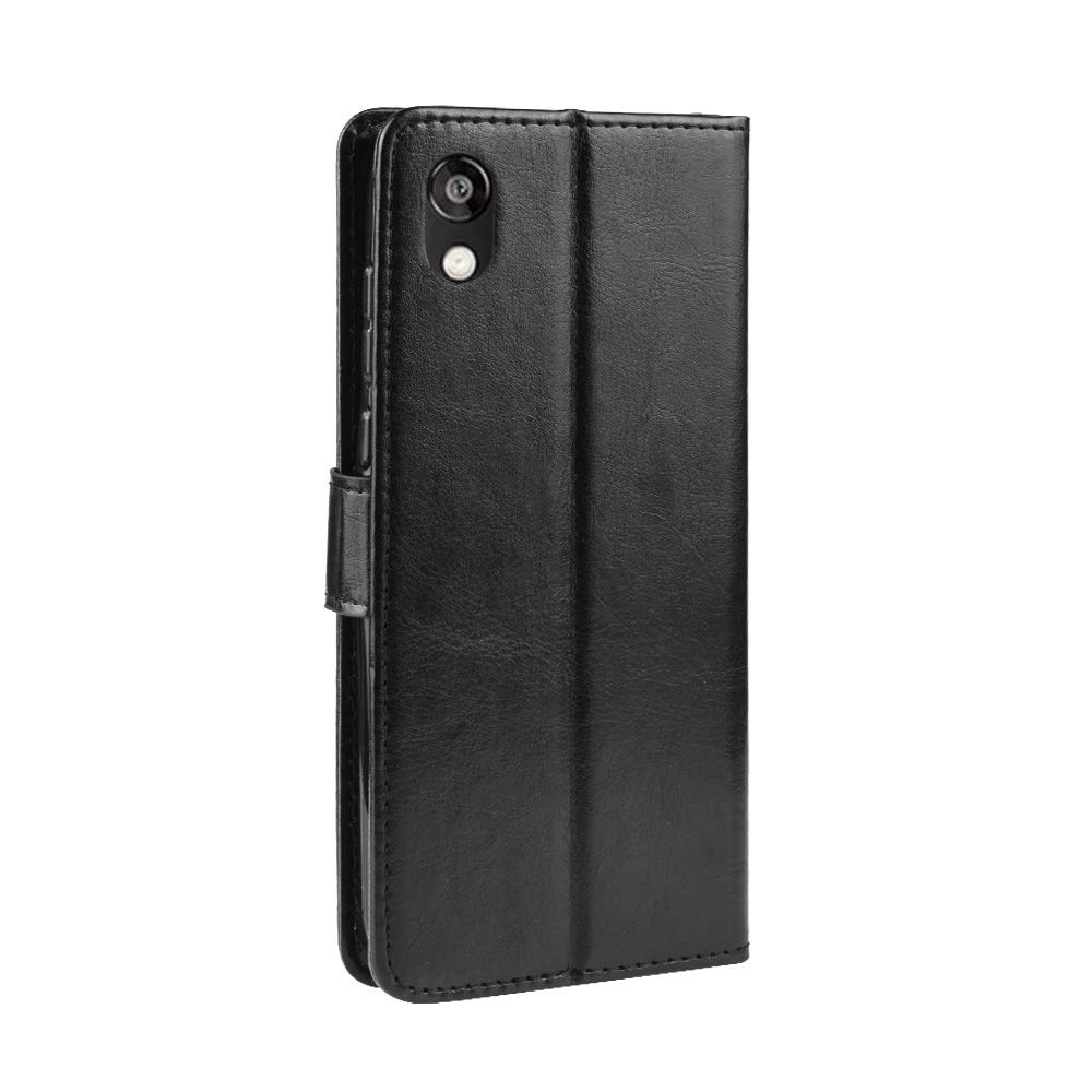 CUSTODIA A PORTAFOGLIO LIBRO Per HUAWEI Y5 2019 Cover Pelle Nera - Foto 7