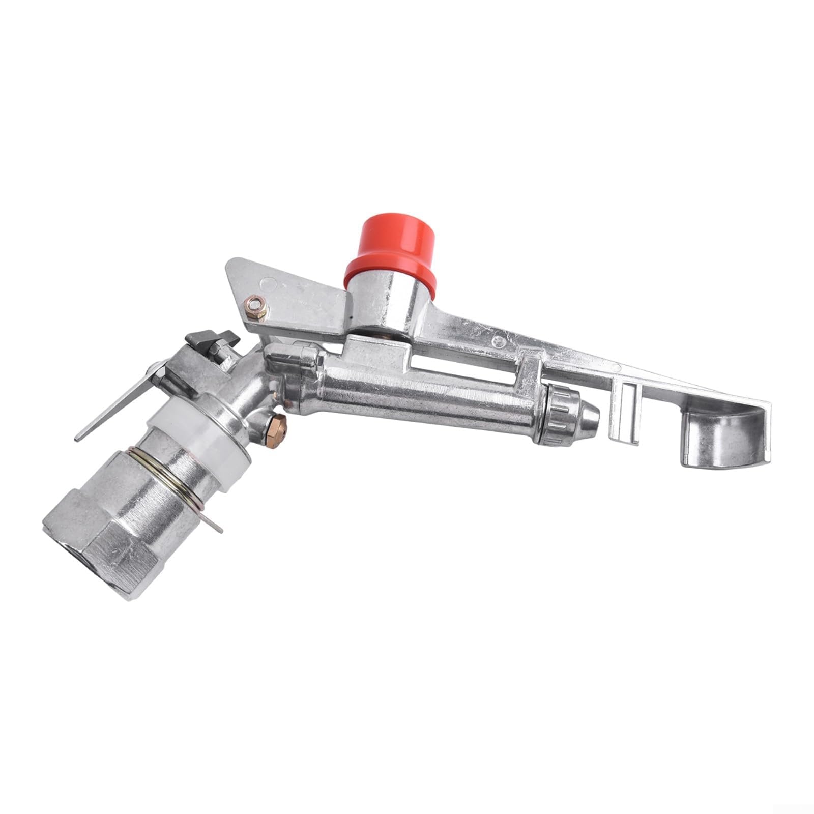 Rasensprinkler 1 Zoll Bewässerung Rasensprinkler Einstellbare Zinklegierung Sprühsprinkler Garten Wassersprinkler DN25 Breite Abdeckung Wassersprüher für Gartenrasen