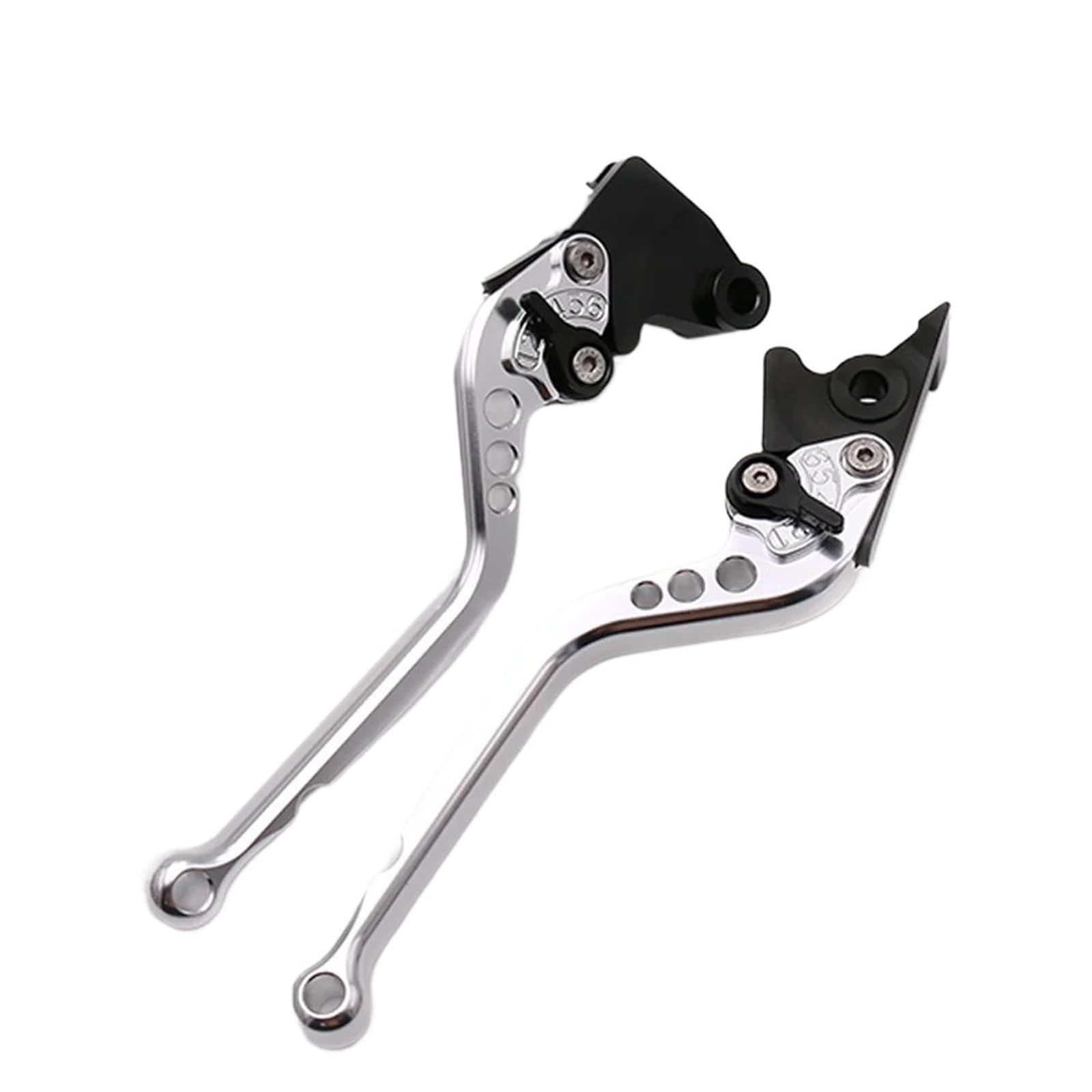 KKMNAIF Motorcycle Handlebar Brake Clutch Lever for VTR250 1998-2006 for MC19 22 CBR250 1988-1994 for CBF500 2006-2007 Motorcycle Brake Lever(Silver Long)