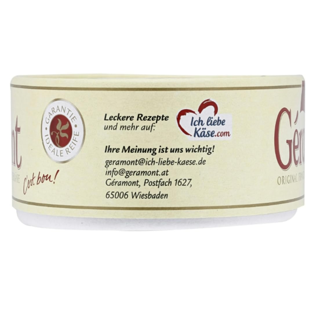 Gierramont Weichkäse Natur Käse Weichkäse Käse Französischer Käse 200 Gramm, 4er