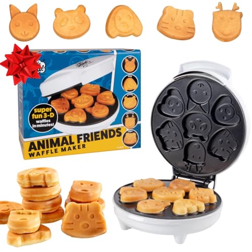 Waffle Wow! Animal Friends Waffle Maker – 7 Cute Animal