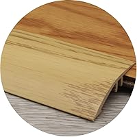 Vista 1 de HCZION Tira de transición de umbral de alfombra, tapetes para pisos, reductor de borde superpuesto, rampa de borde biselado de PVC, tira de umbral