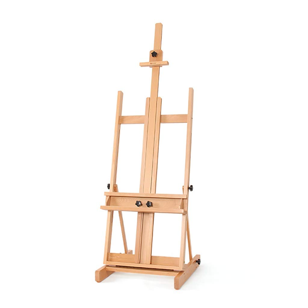 NZPOST Cavalletto in Legno Robusto e Solido, Altezza Regolabile, espositore da cavalletto, 55 * 61 cm