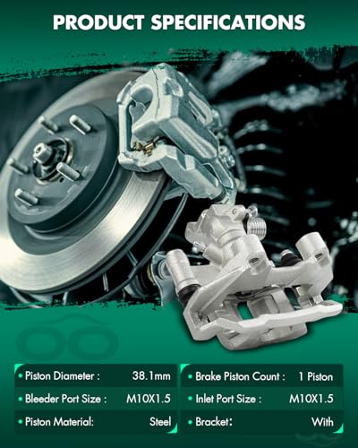 Image of SCITOO - Rear Left Disc Brake Caliper For Buick,For Oldsmobile,For Pontiac